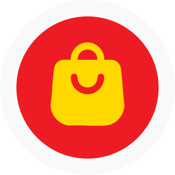 Shopping cart icon representing smarter and more efficient purchases