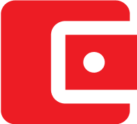 A wallet icon representing digital portfolios and financial management.